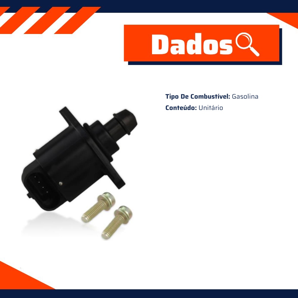 Atuador de Marcha Lenta para Renault CLIO e CLIO SEDAN - Gauss - GS6241