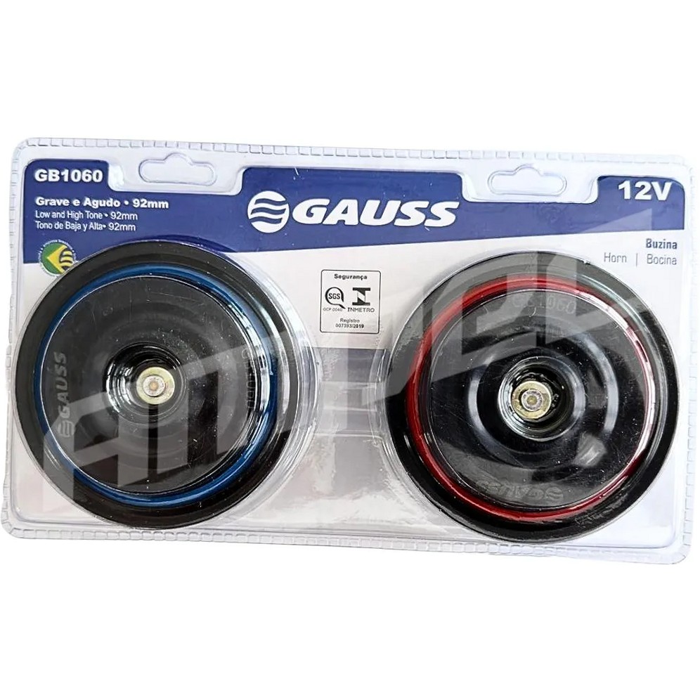 Par de Buzinas Paquerinha 12V - Gauss - GB1060