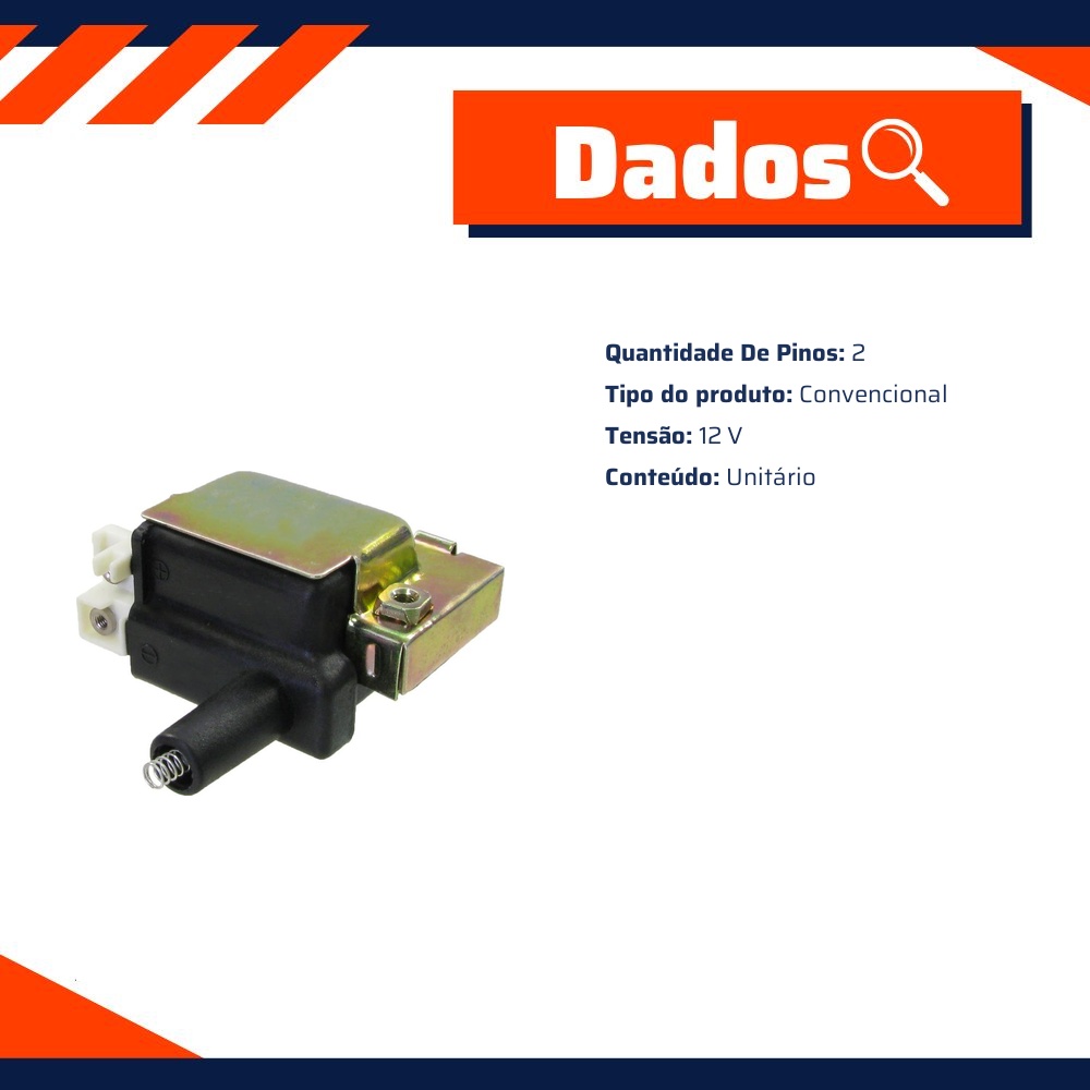 Bobina de Ignição para Honda Accord e Civic - Gauss - GC4116