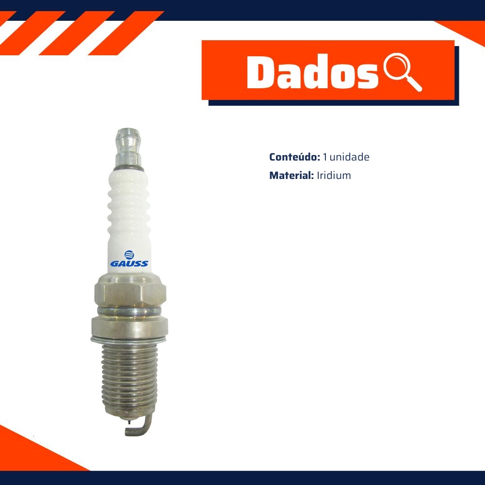 Vela de Ignição para Honda City e FIT - Gauss - GV6R10I-13