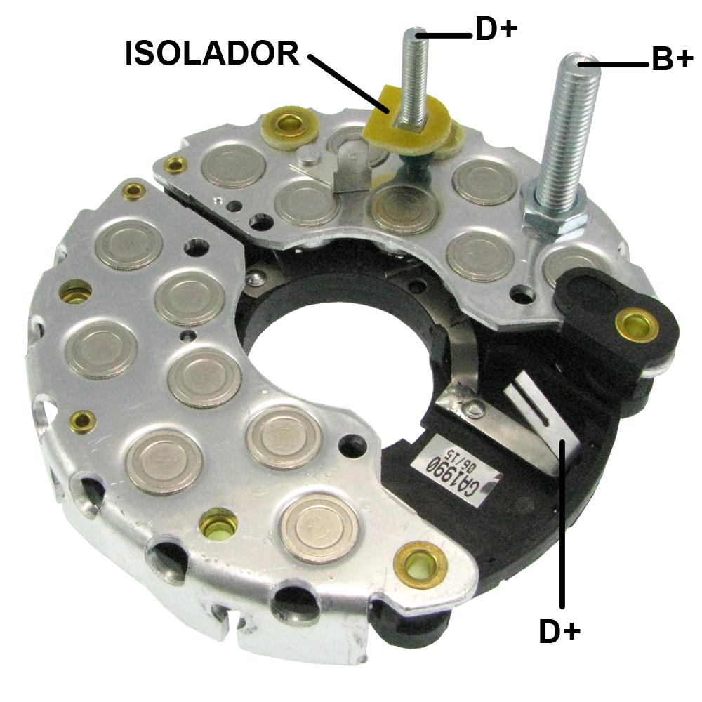 Retificador do Alternador - Gauss - GA1990