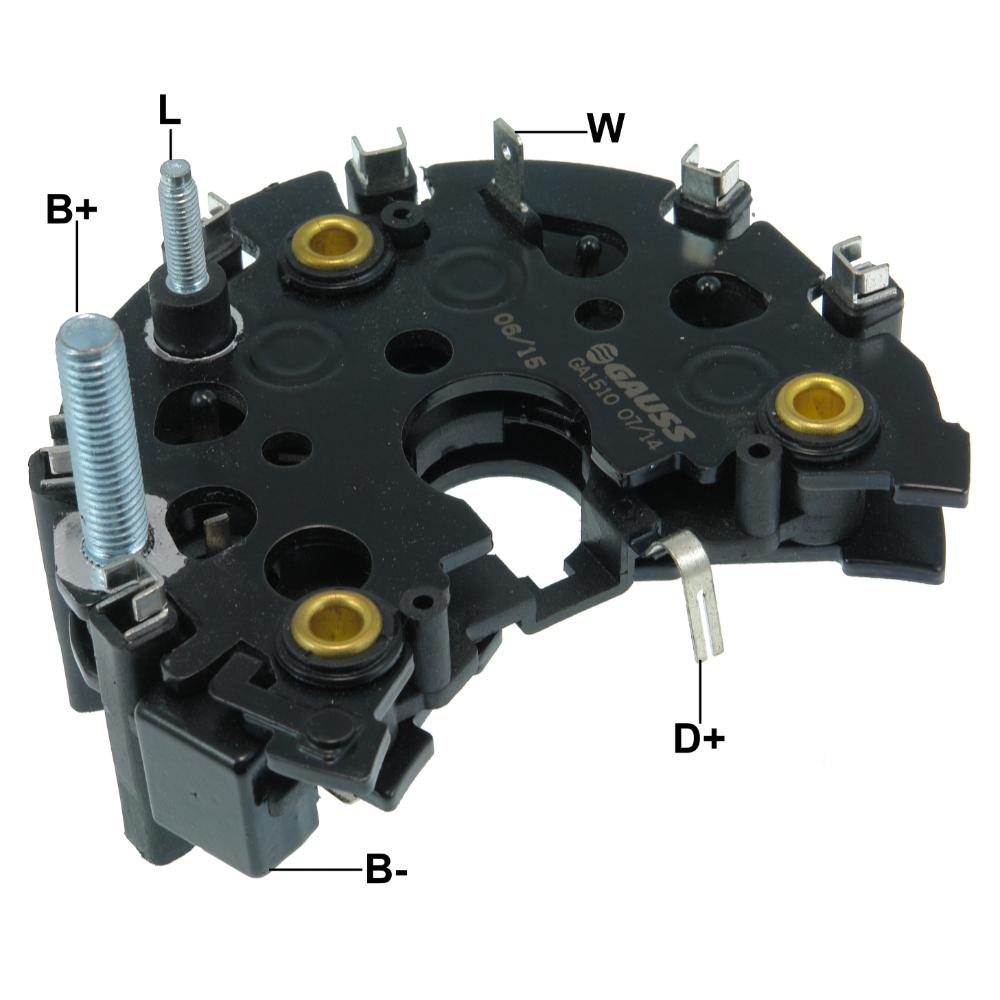 Retificador do Alternador - Gauss - GA1510