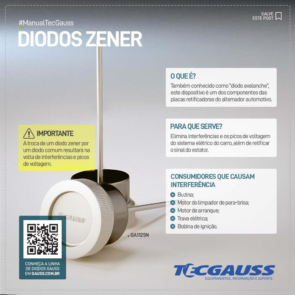 Jogo 10 Tríodo 12V - Gauss - GA1220
