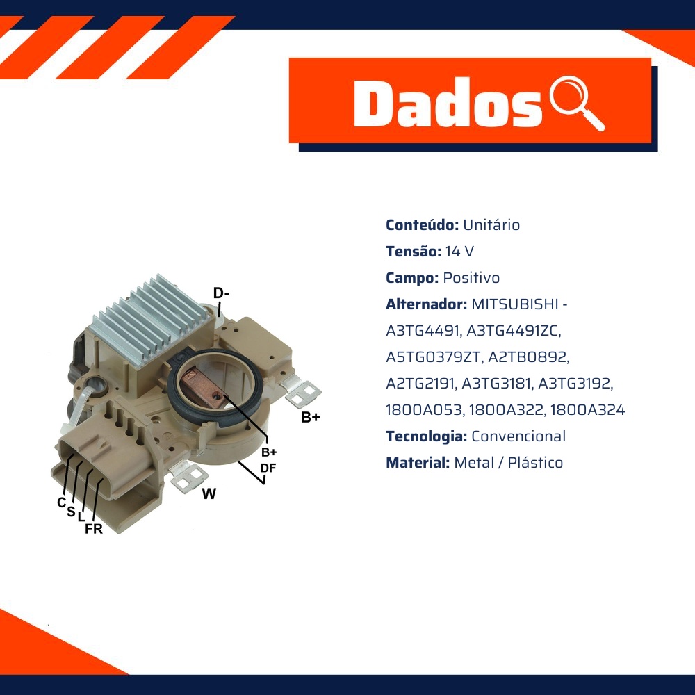 Regulador de Voltagem - Gauss - GA780