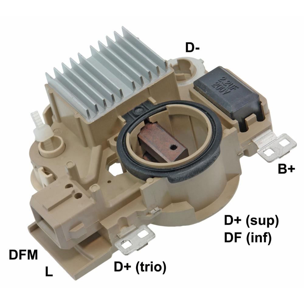 Regulador de Voltagem 14V para Ford Courier e Fiesta - Gauss - GA790