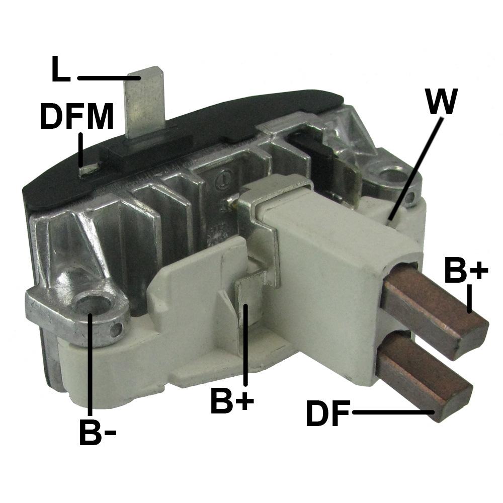 Regulador de Voltagem 14V para Volvo S40 e V40 - Gauss - GA037