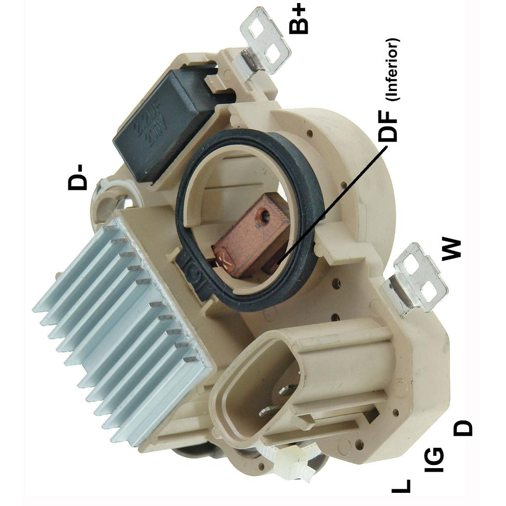 Regulador de Voltagem 14V para Chevrolet Tracker e Honda Civic - Gauss - GA784