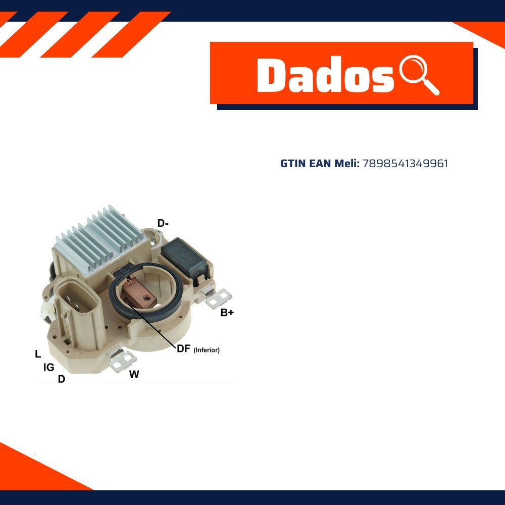 Regulador de Voltagem 14V para Chevrolet Tracker e Honda Civic - Gauss - GA784