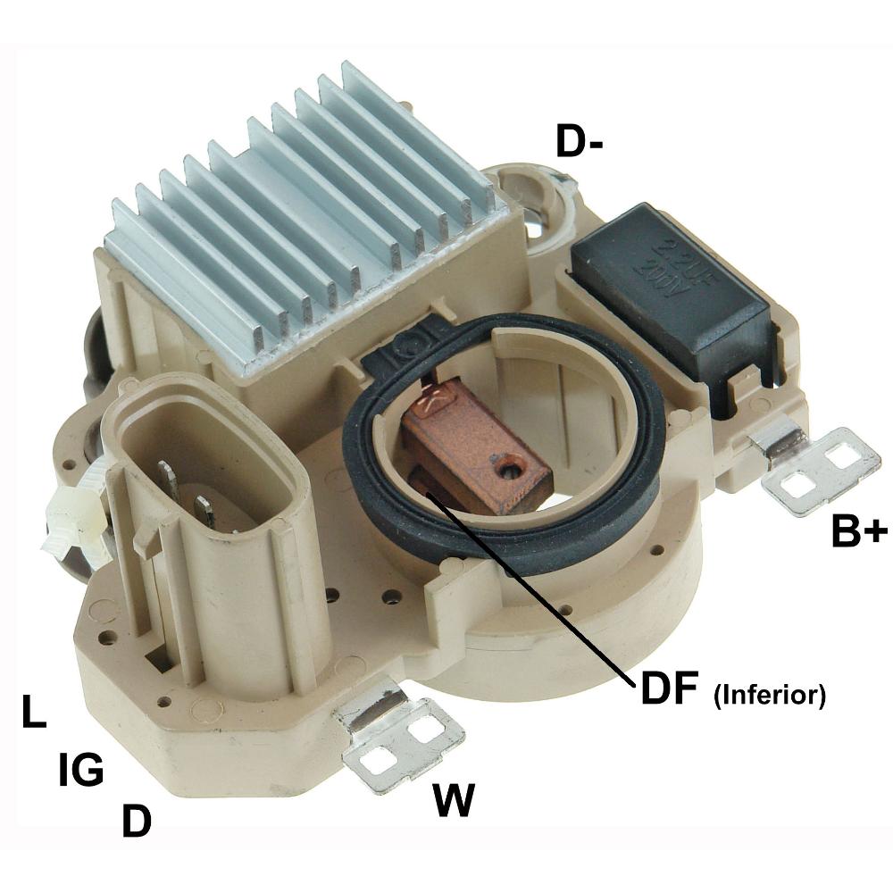 Regulador de Voltagem 14V para Chevrolet Tracker e Honda Civic - Gauss - GA784