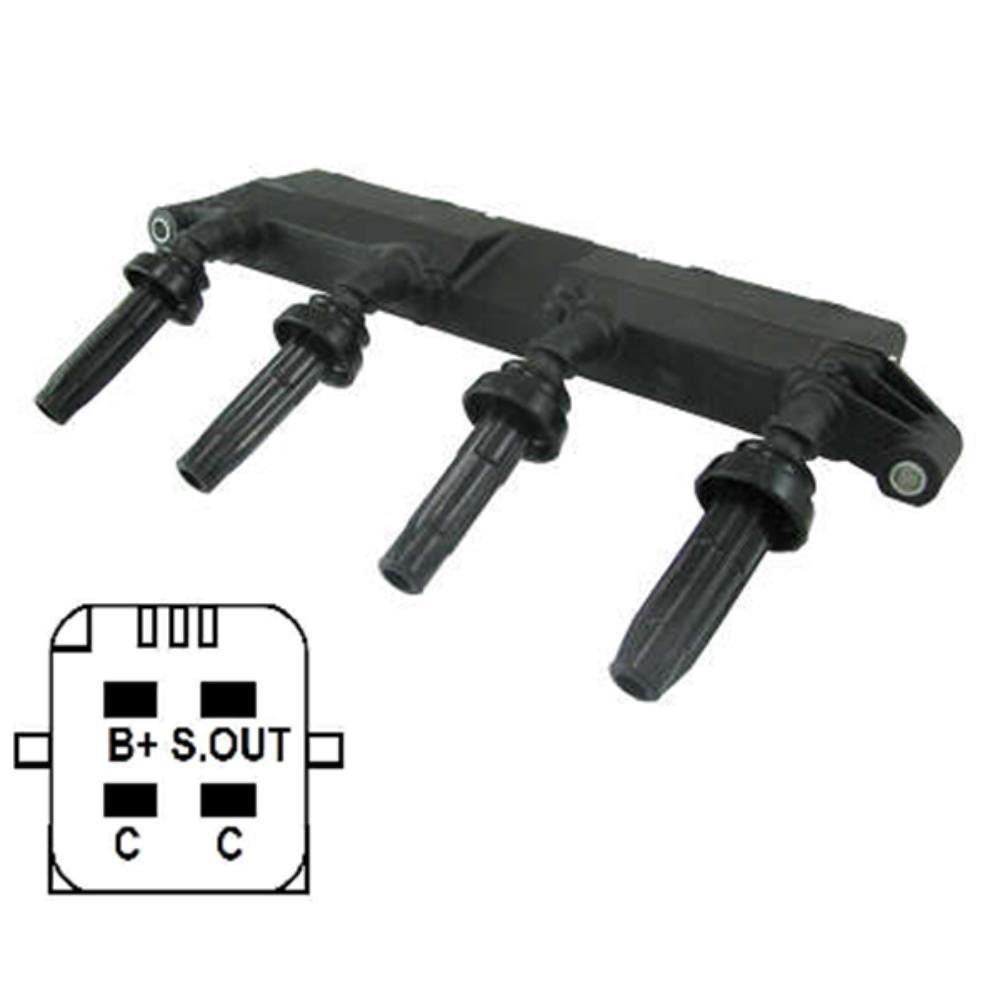 Bobina de Ignição - Gauss - GC4094