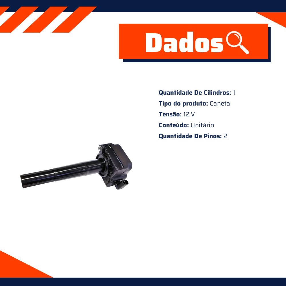 Bobina de Ignição para Toyota Camry - Gauss - GC4253