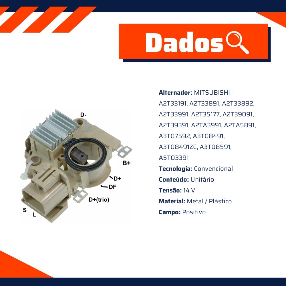 Regulador de Voltagem - Gauss - GA803