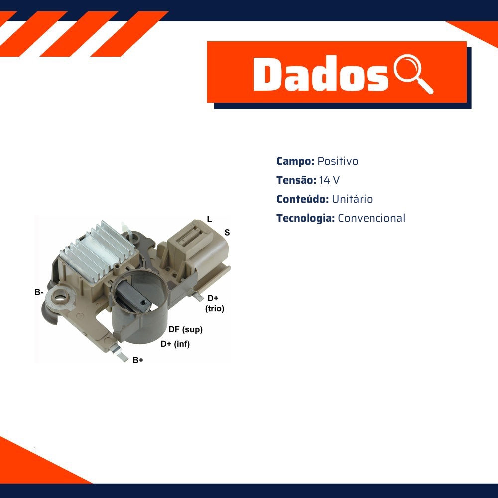 Regulador de Voltagem 14V para Nissan 300 ZX - Gauss - GA785