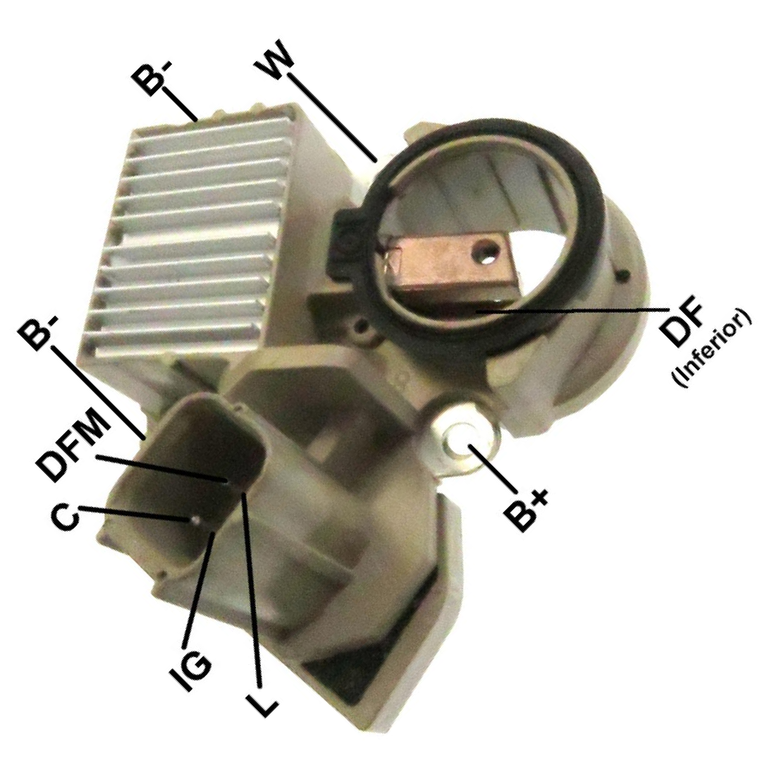 Regulador de Voltagem 14V para Honda City e FIT - Gauss - GA867