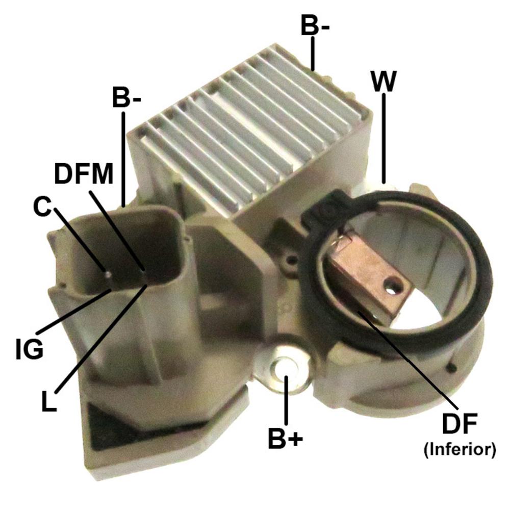 Regulador de Voltagem 14V para Honda City e FIT - Gauss - GA867