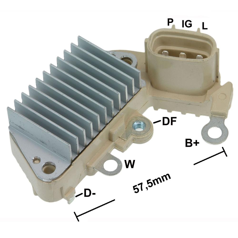 Regulador de Voltagem 14V para Honda Civic - Gauss - GA822