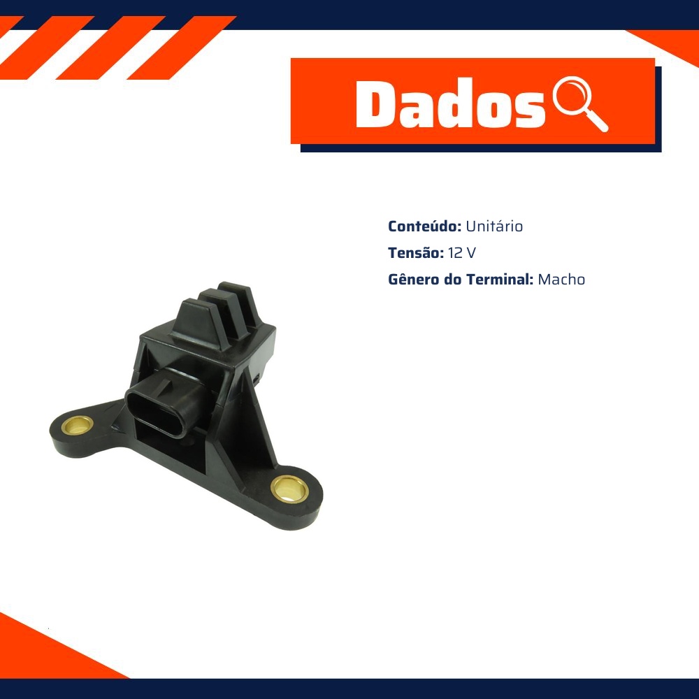 Sensor de Rotação 12V para Chevrolet Omega - Gauss - GS8161