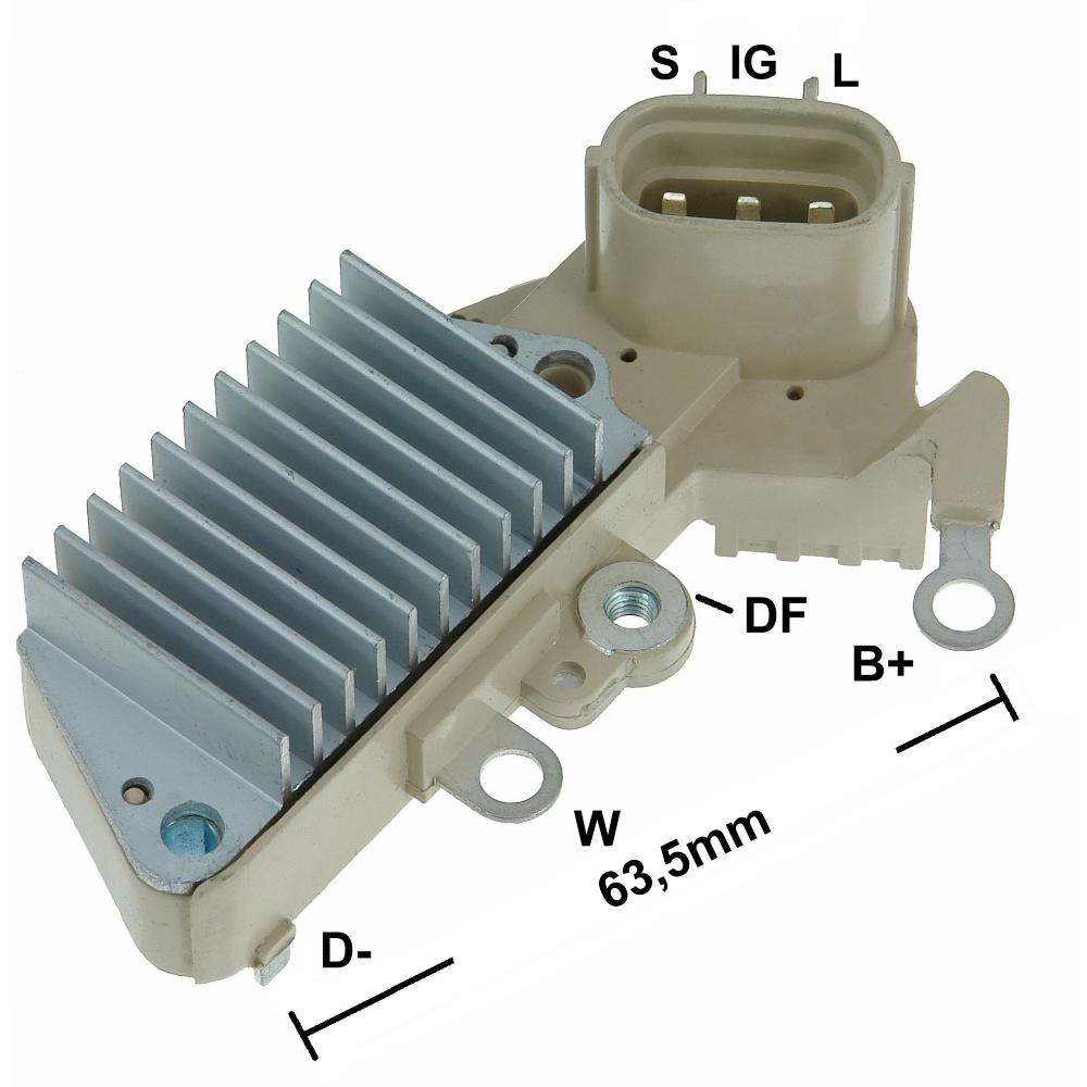 Regulador de Voltagem 14V para Toyota Hilux SW4 e SW4 - Gauss - GA854