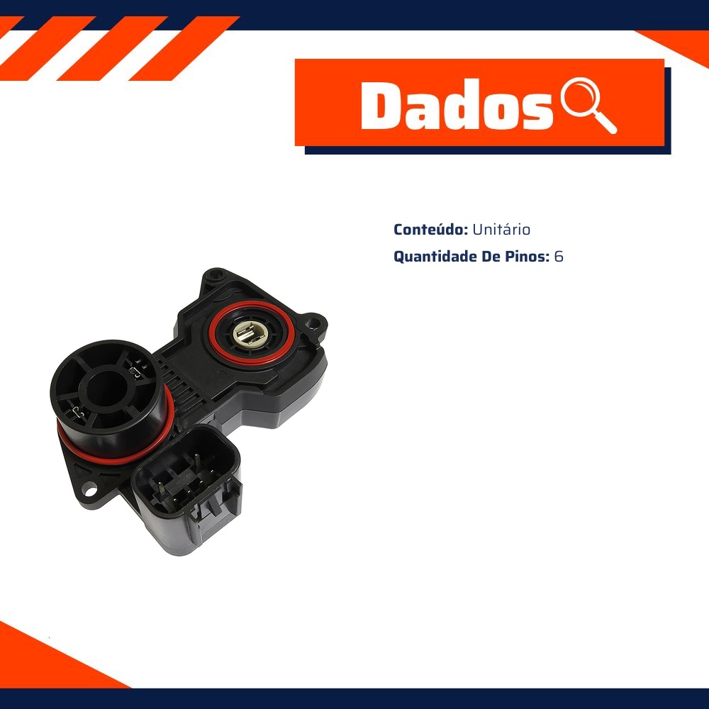 Sensor de Posição da Borboleta - TPS - Gauss - GS7881