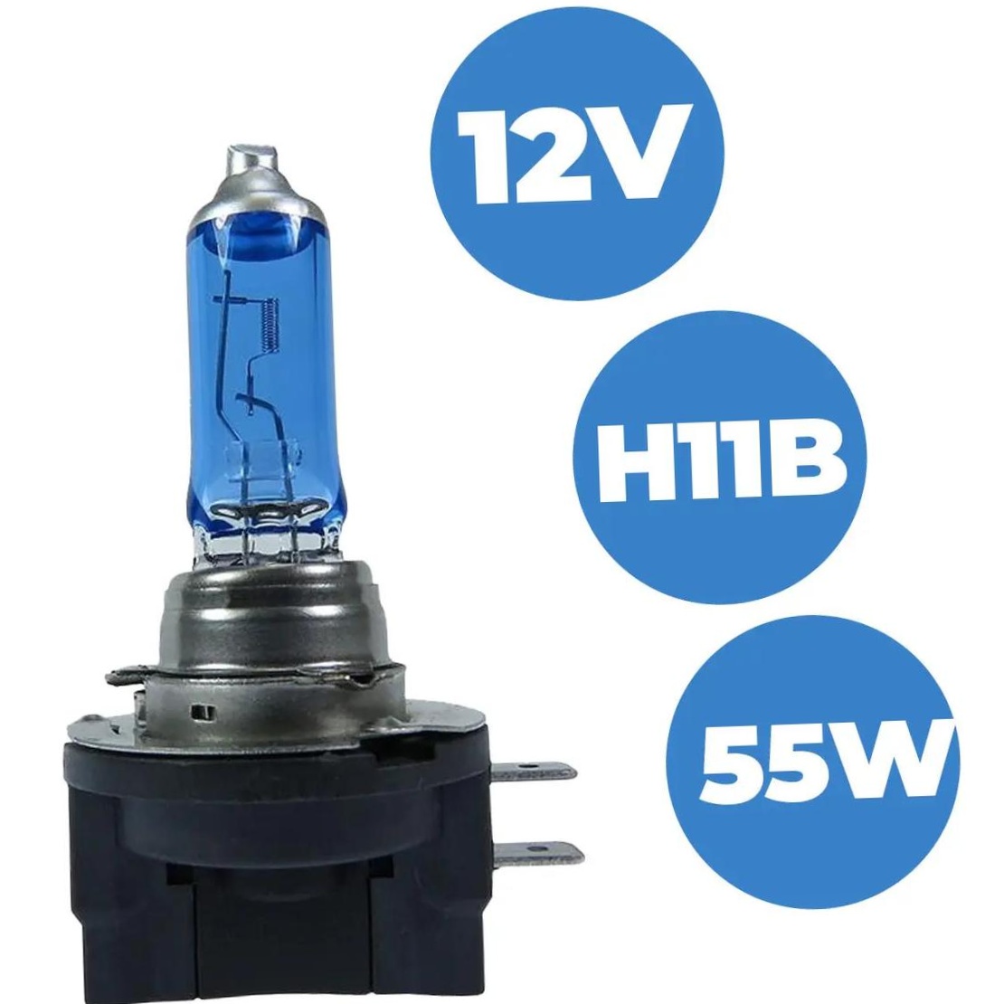 Par Lâmpada H11B 55W 12V MaxLight - Gauss - GL113 H11B