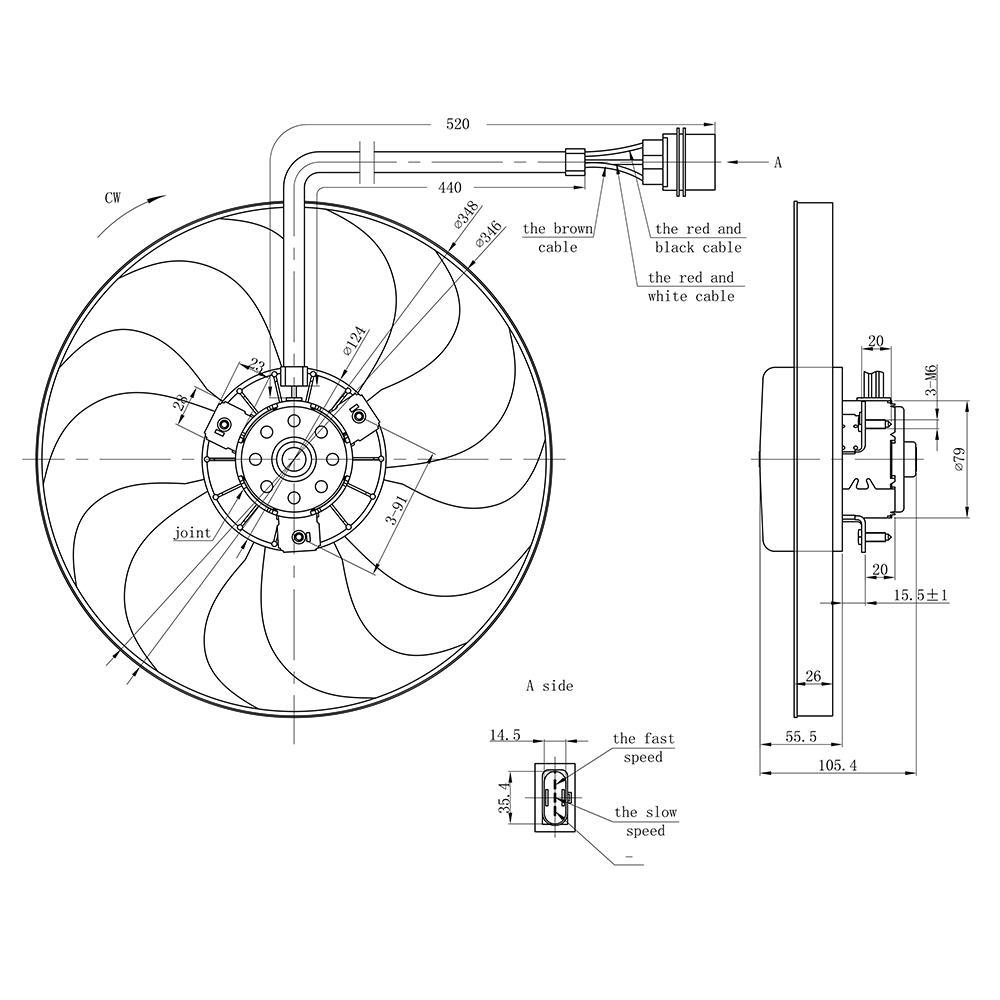 Eletroventilador - Gauss - GE1066