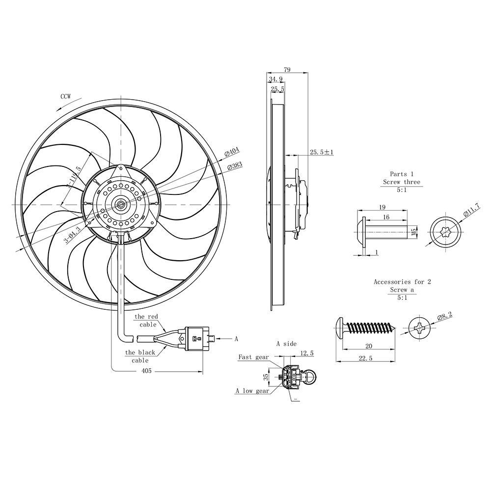 Eletroventilador - Gauss - GE1034