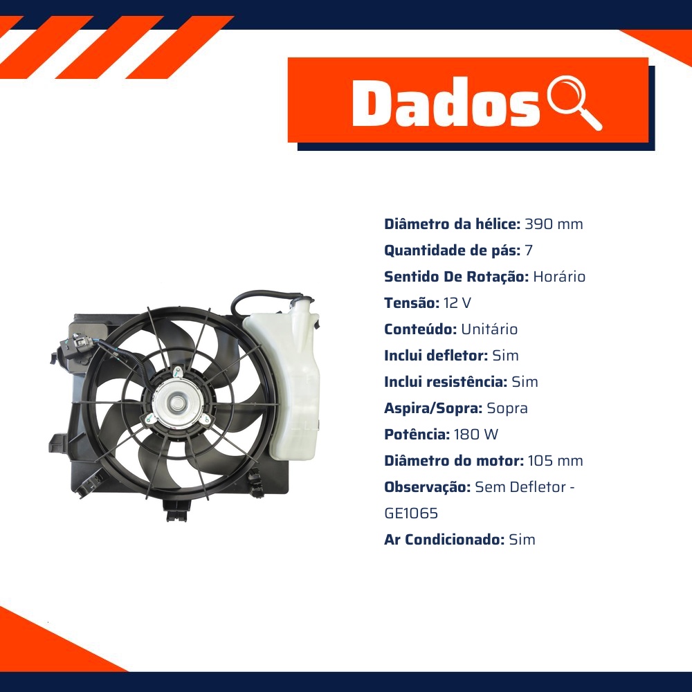 Eletroventilador - Gauss - GE1104