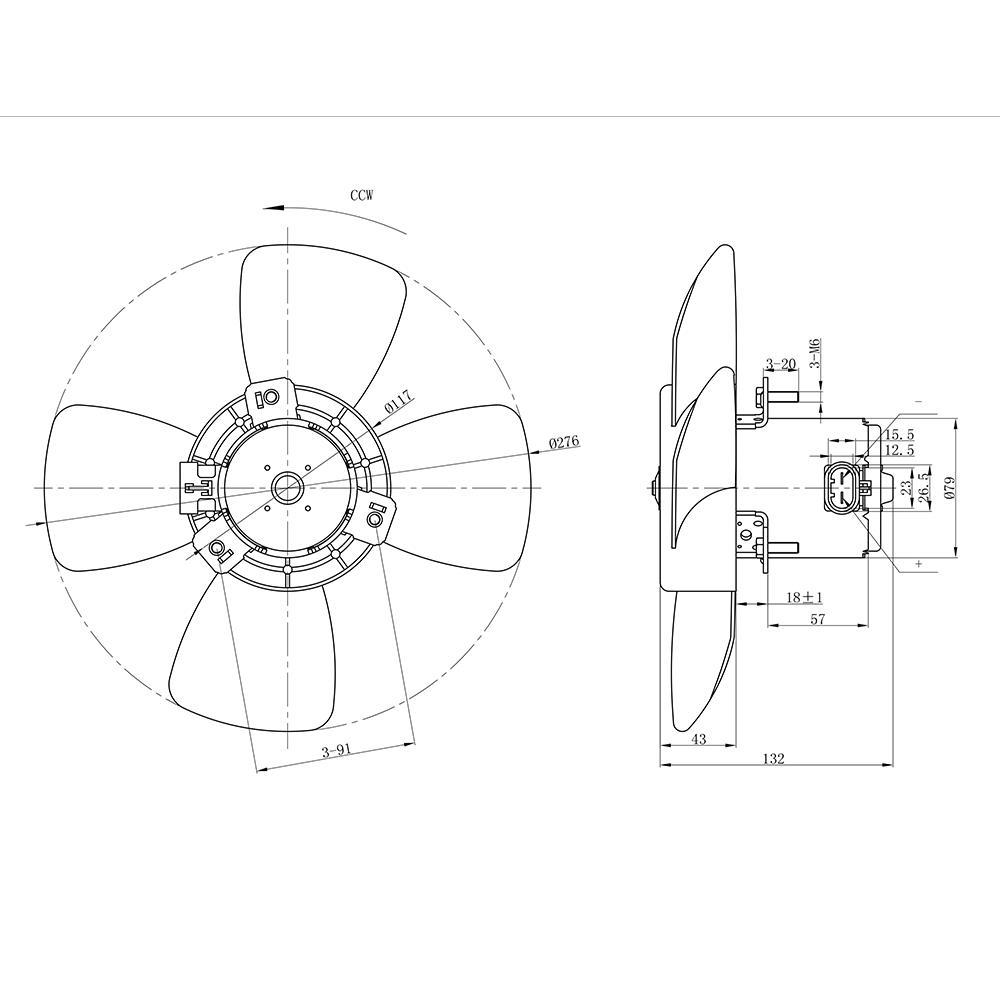 Eletroventilador - Gauss - GE1013
