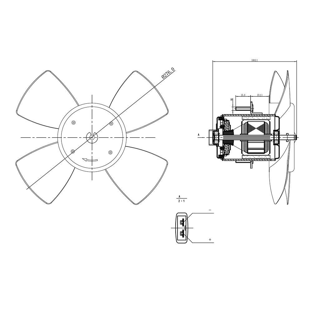 Eletroventilador - Gauss - GE1040