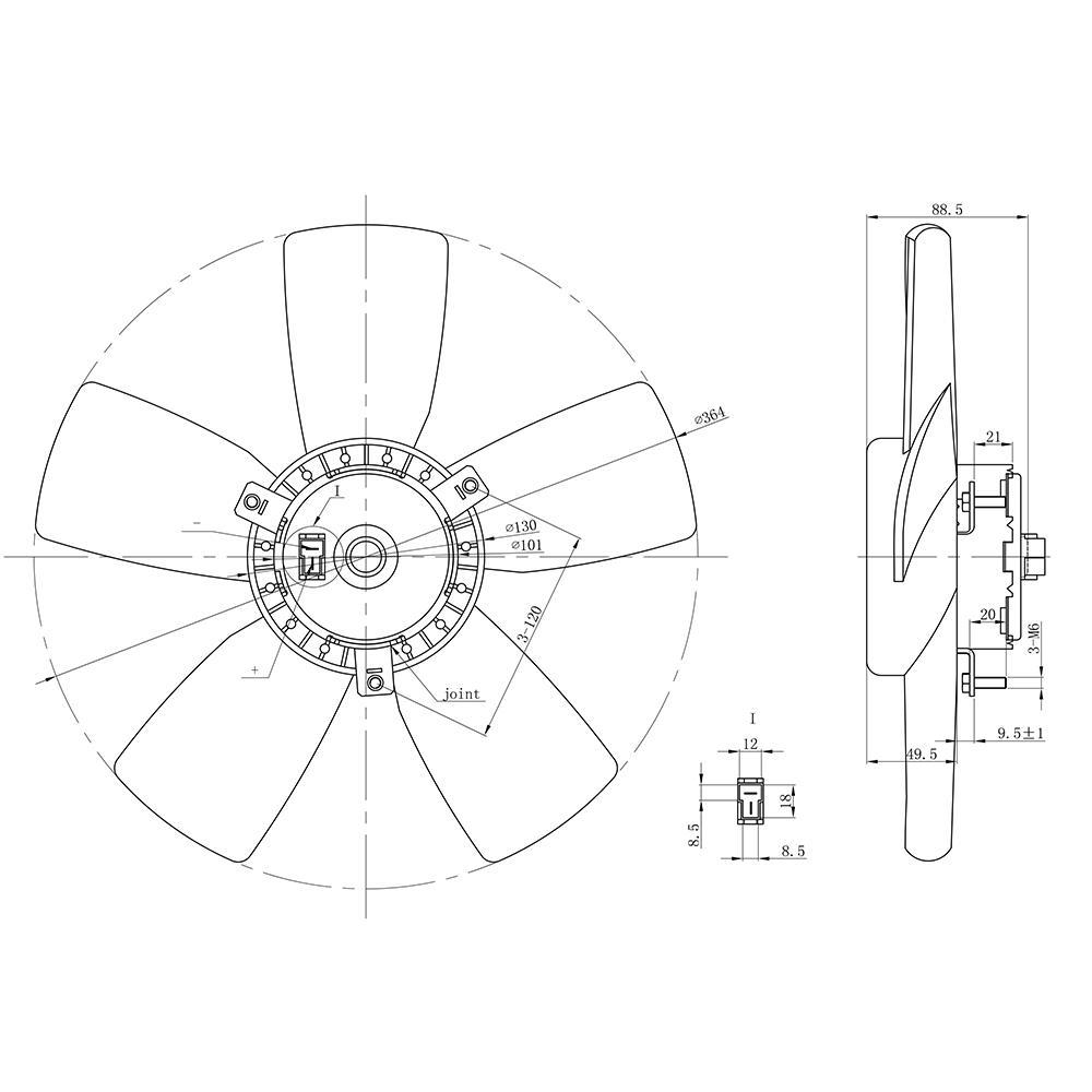 Eletroventilador - Gauss - GE1052