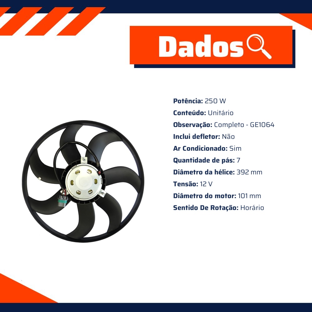 Eletroventilador - Gauss - GE1032