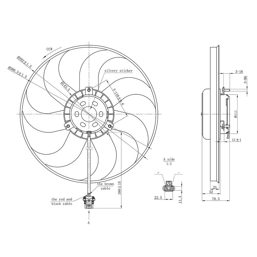 Eletroventilador - Gauss - GE1032