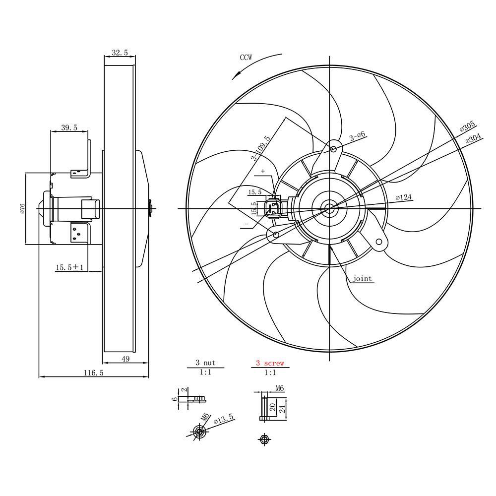 Eletroventilador - Gauss - GE1054