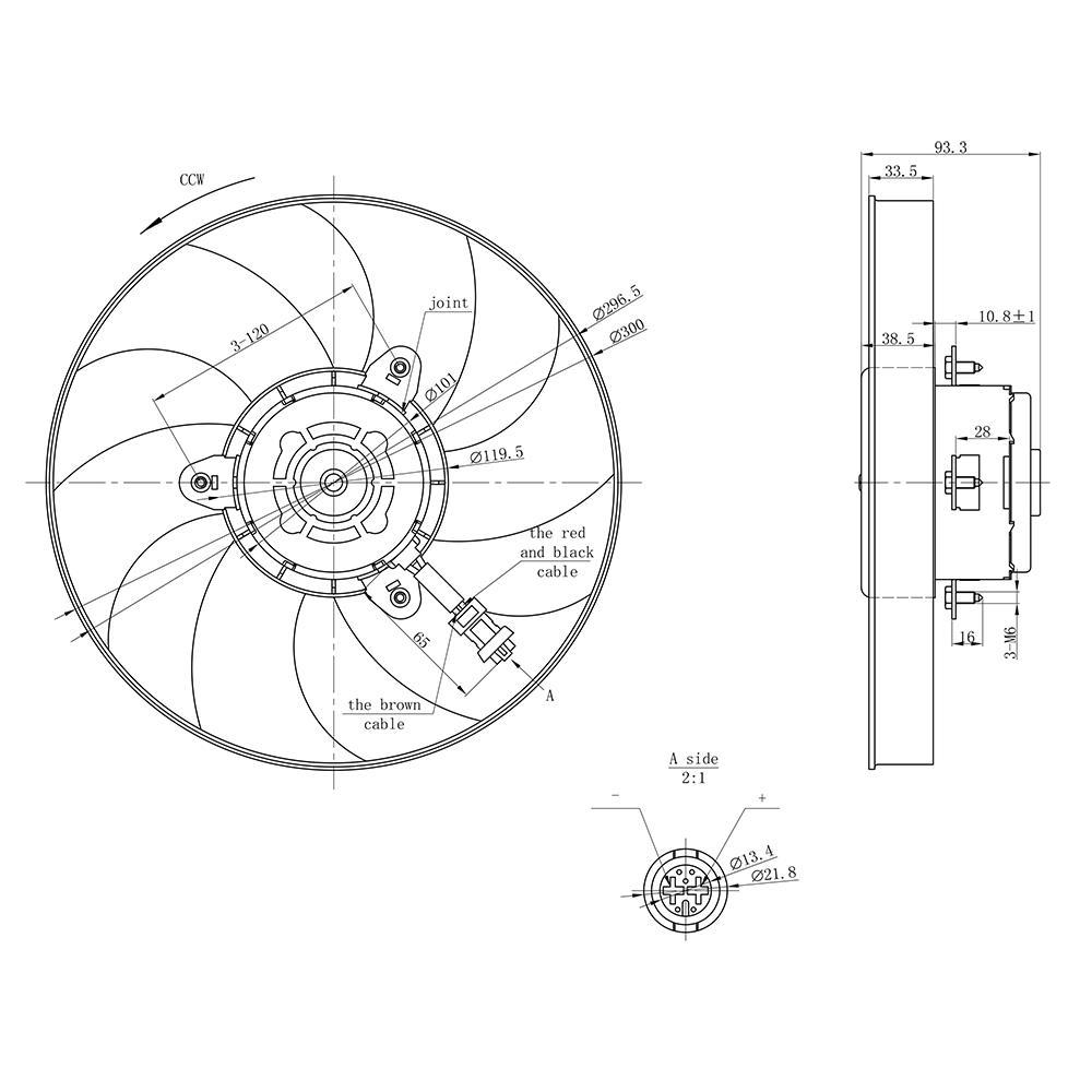 Eletroventilador - Gauss - GE1006