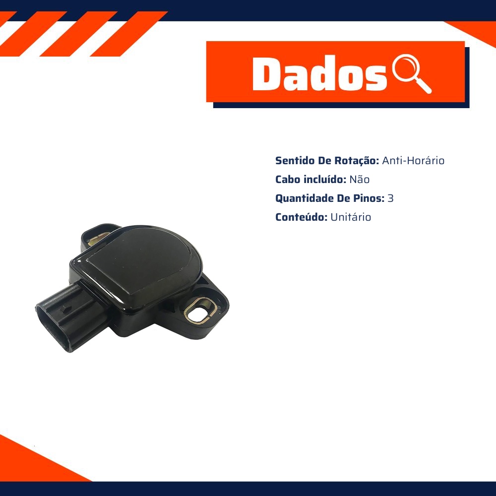 Sensor de Posição da Borboleta - TPS - Gauss - GS7006