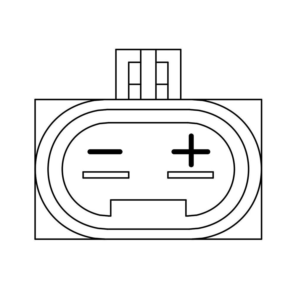 Eletroventilador 12V 300W para Chevrolet Meriva - Gauss - GE1001
