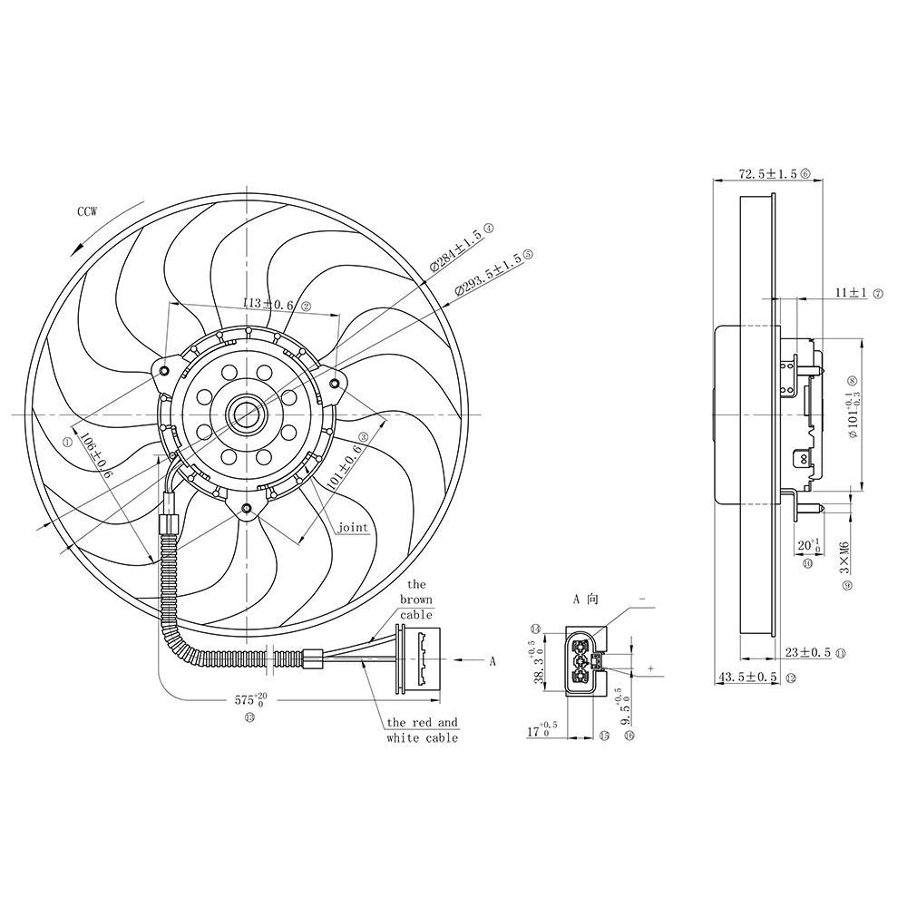 Eletroventilador - Gauss - GE1031