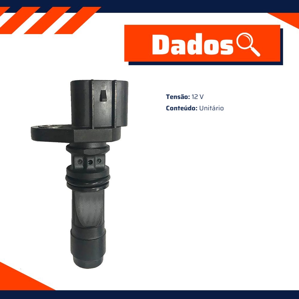 Sensor de Rotação 12V para Nissan Frontier - Gauss - GS8033