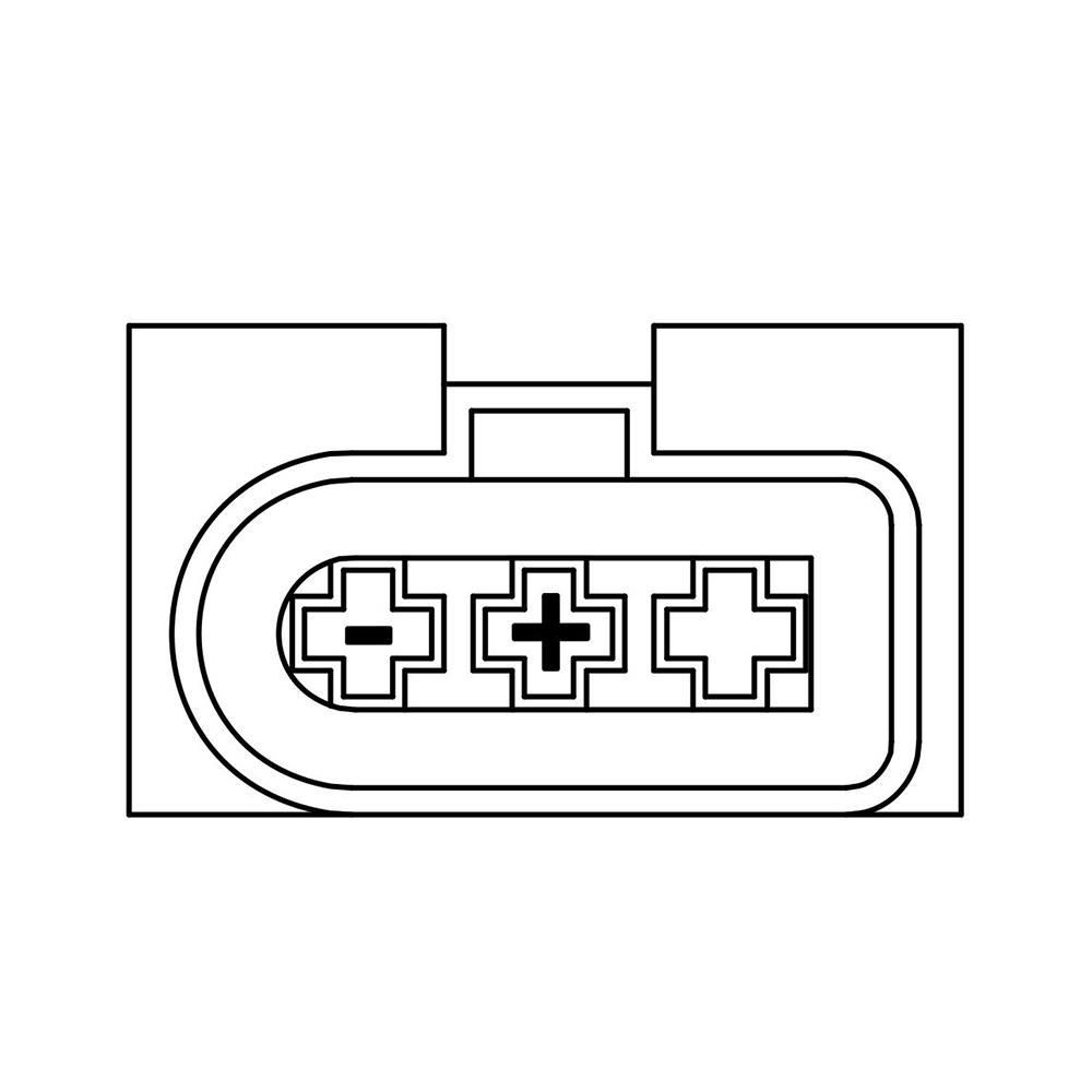 Eletroventilador 12V 55W para Volkswagen Golf - Gauss - GE1022