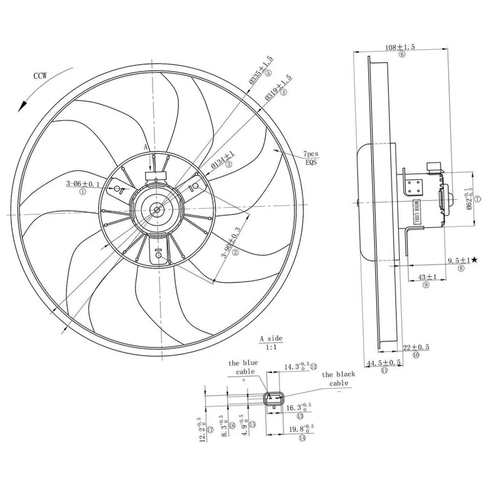 Eletroventilador - Gauss - GE1025