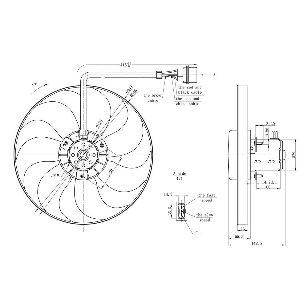 Eletroventilador - Gauss - GE1028
