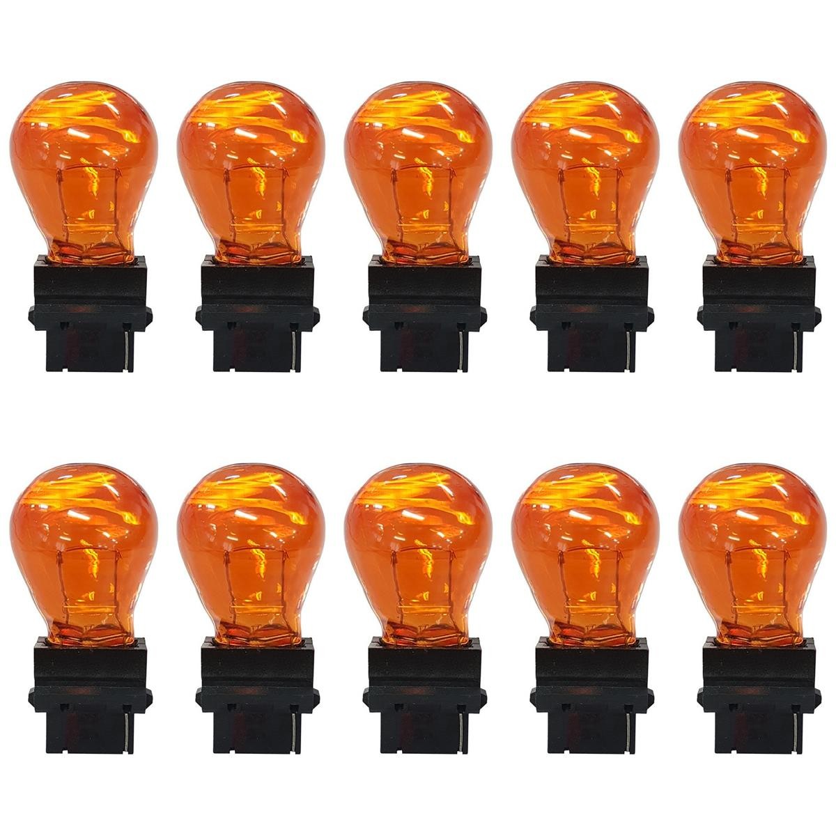 10 Lâmpadas de Seta PY27W 12V Âmbar - Gauss - GL3156A