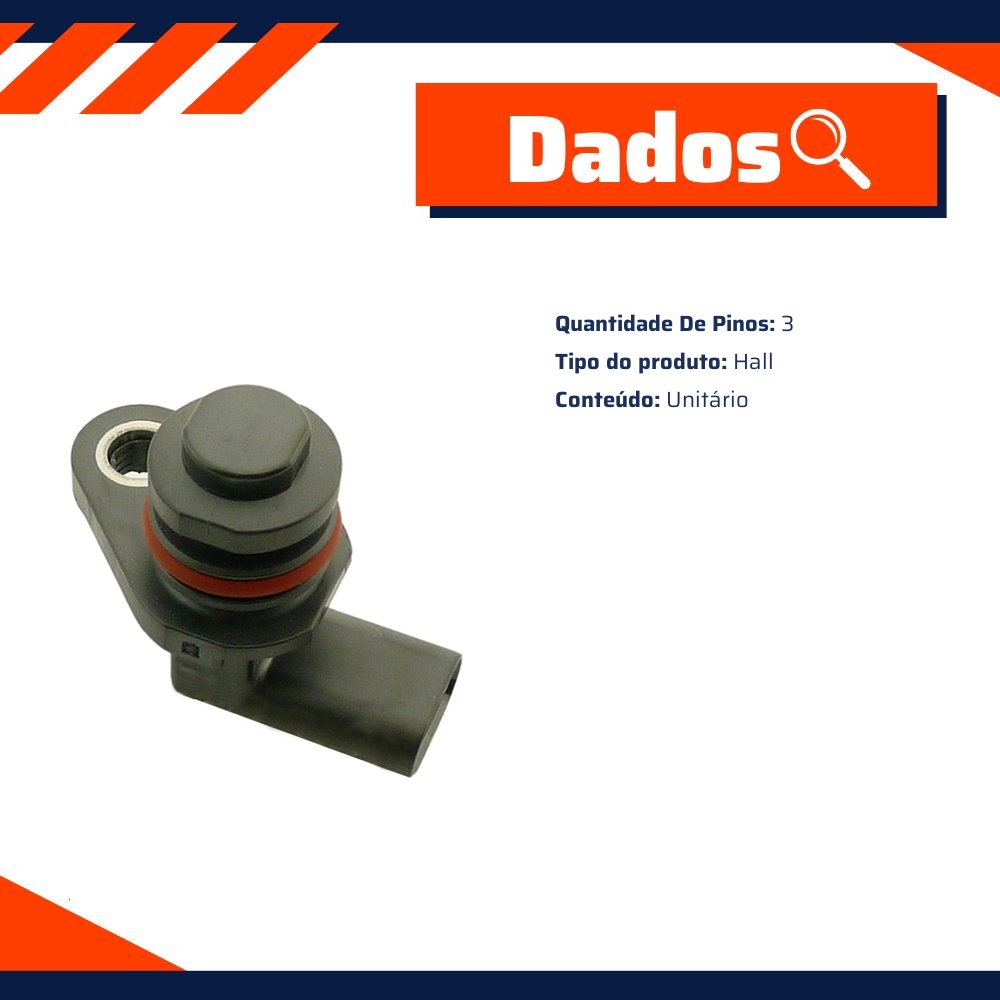 Sensor de Fase para Chevrolet Equinox e S10 - Gauss - GS9266
