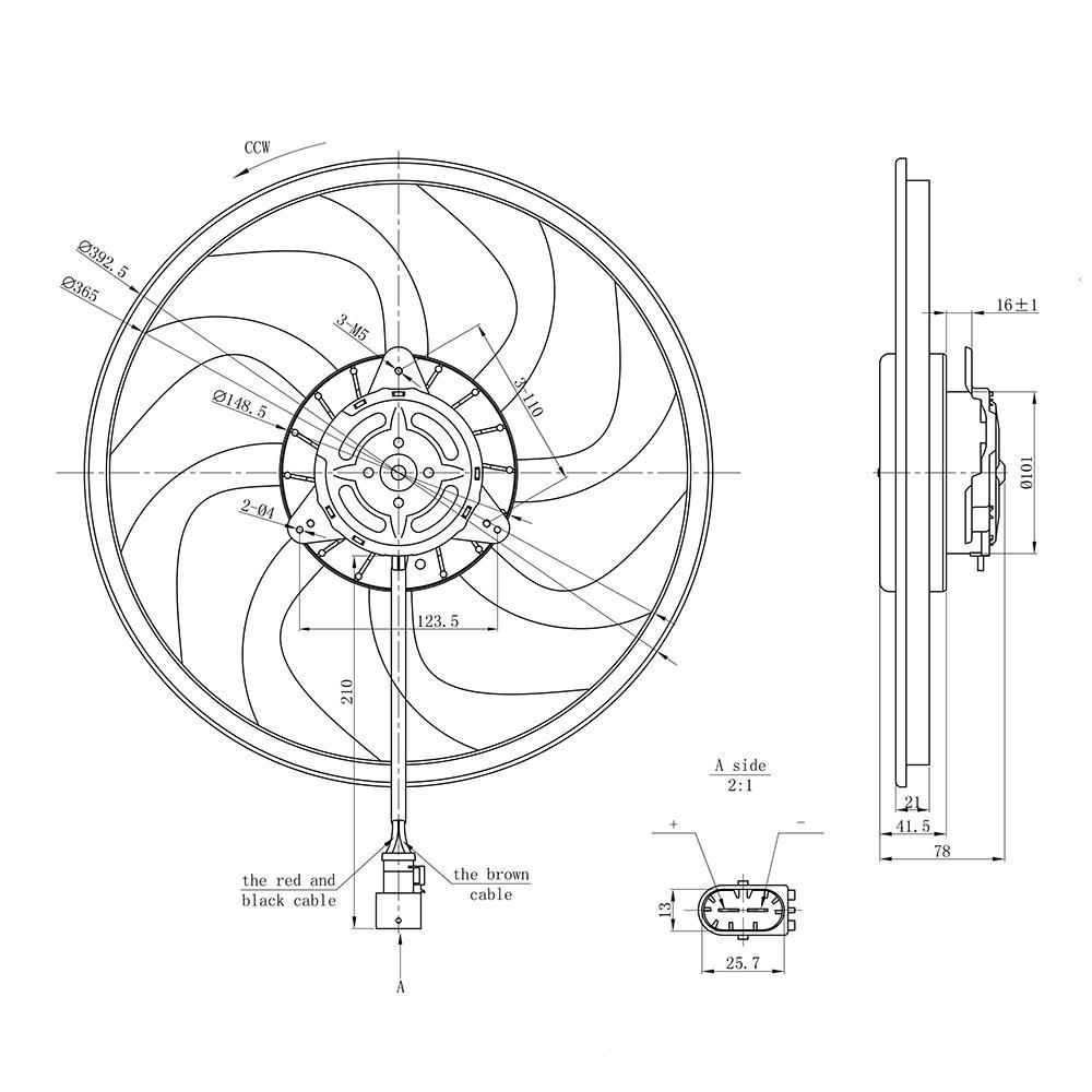 Eletroventilador - Gauss - GE1005
