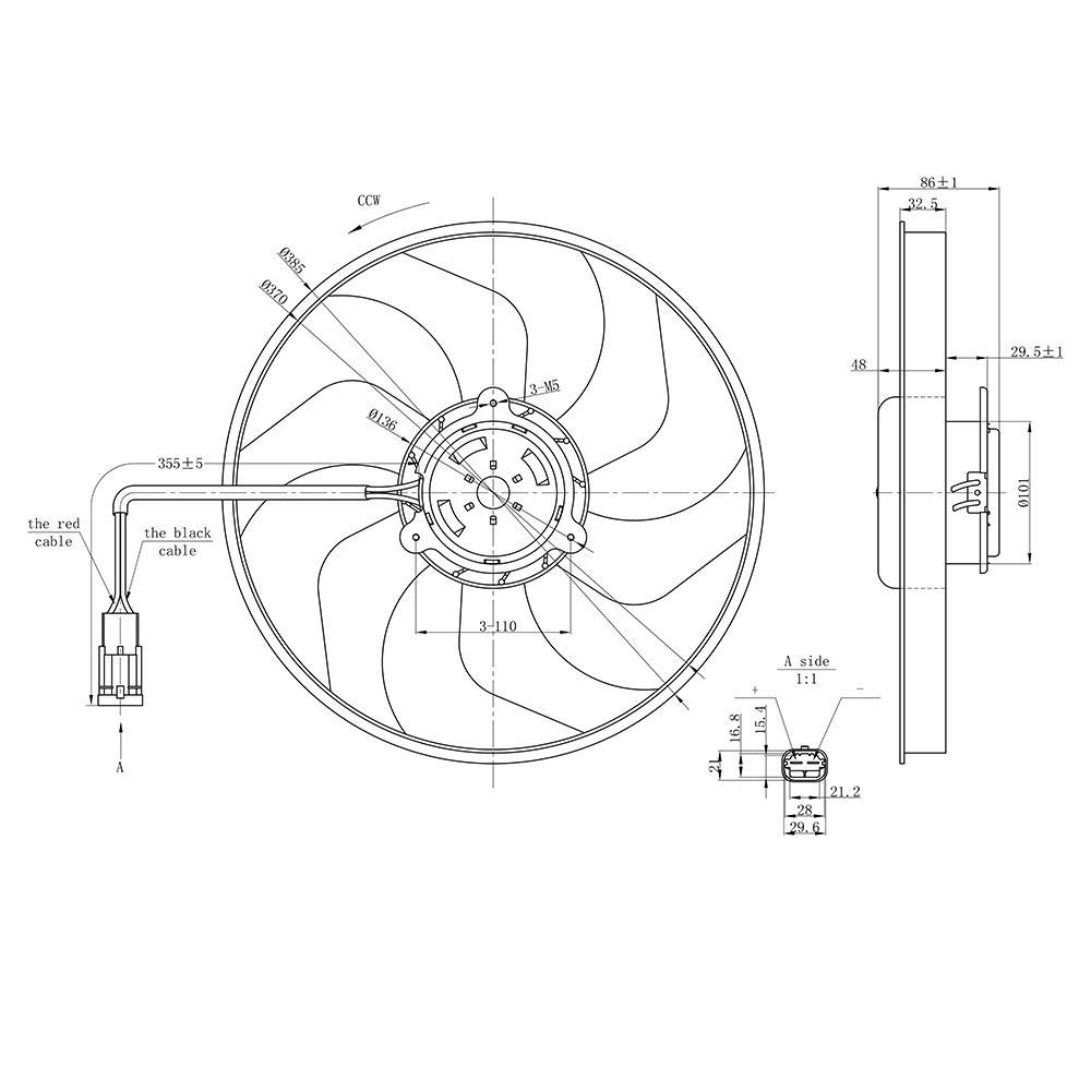 Eletroventilador - Gauss - GE1012