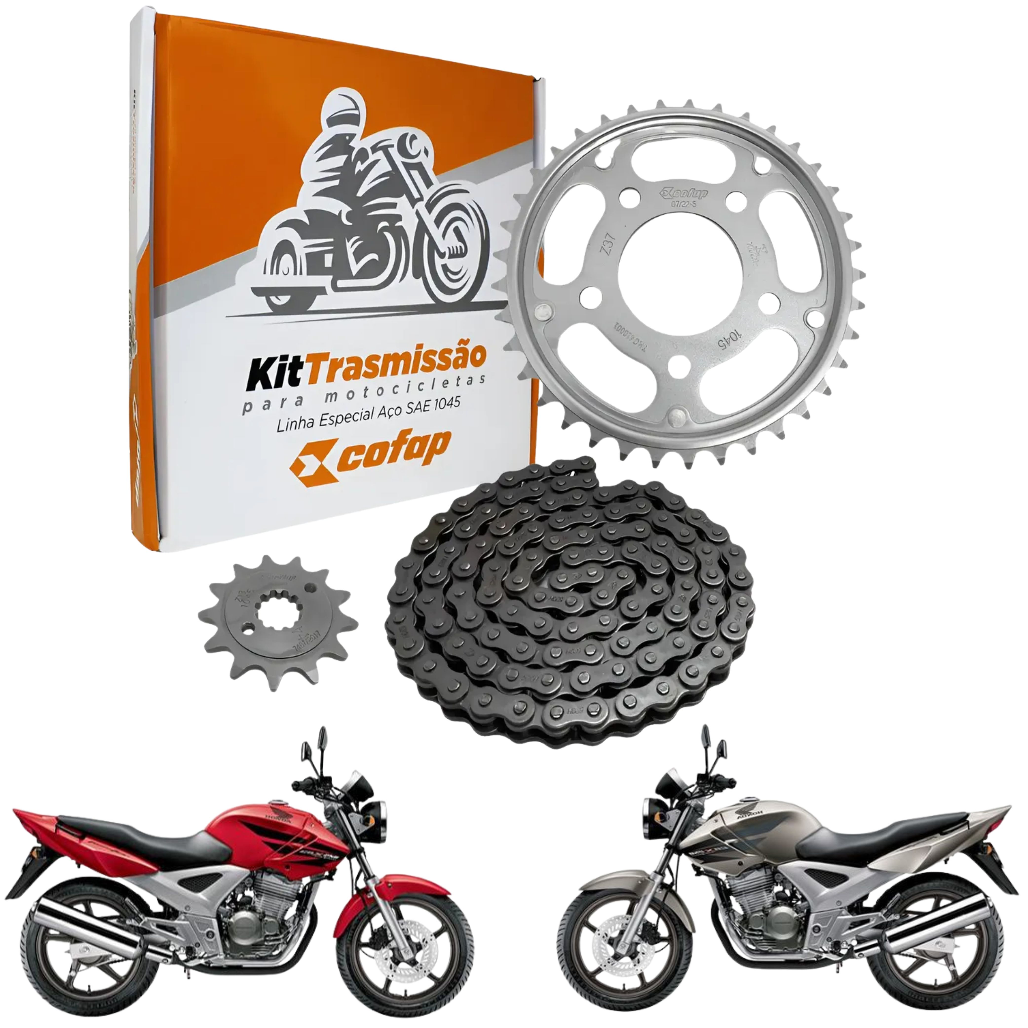 Kit Transmissão para Honda CBX 250 Twister - Cofap - TMC410001