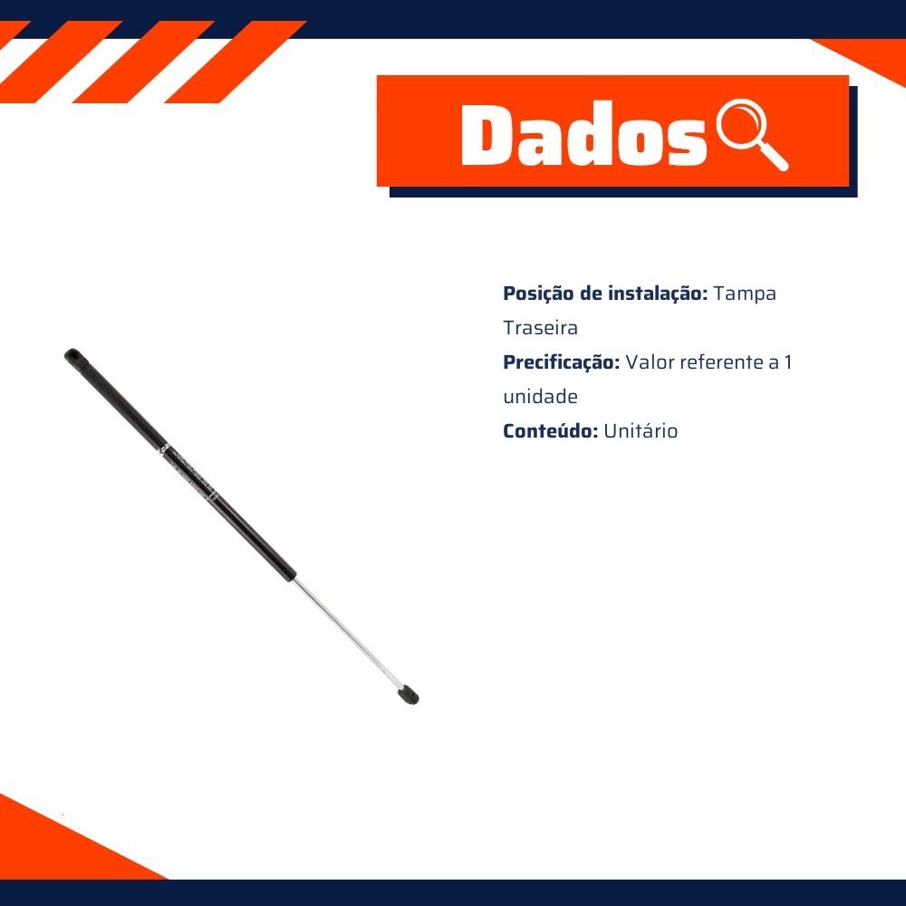 Amortecedor Mola a Gás da Tampa Traseira para Honda CR-V - Cofap - 16540