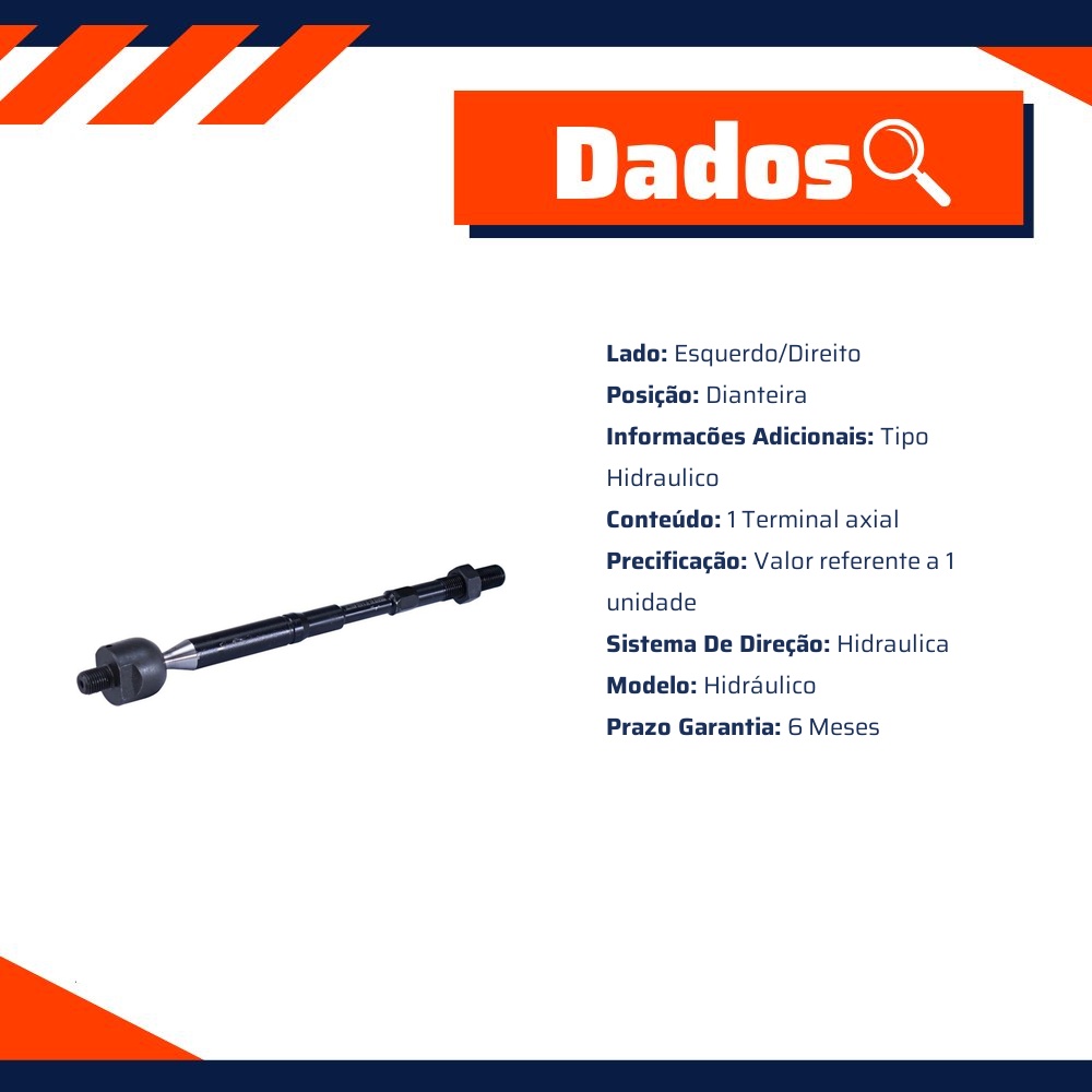 Terminal Axial para Toyota Corolla e Fielder - Cofap - TAC22005M