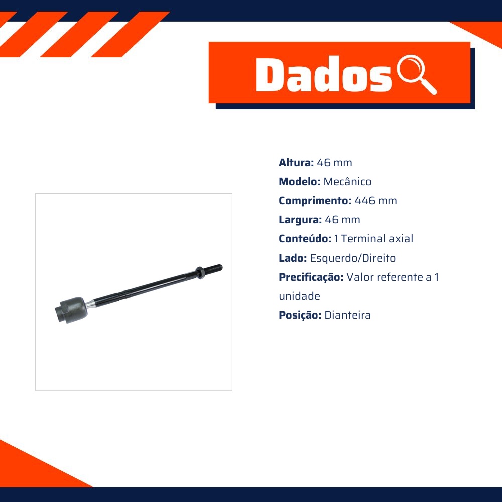 Terminal Axial - Cofap - TAC04010M