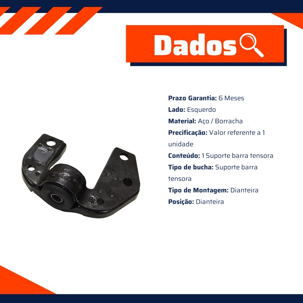 Suporte Barra Tensora Esquerdo Chevrolet Corsa - Cofap - STC04125M